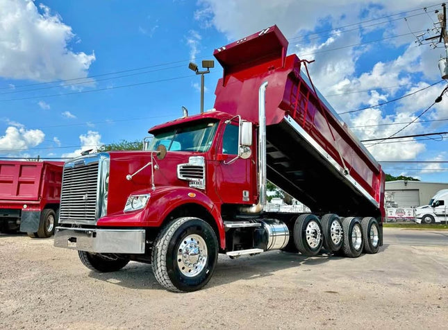 2015 Freightliner Coronado 122 SD Quad Axle Dump Truck $125,000